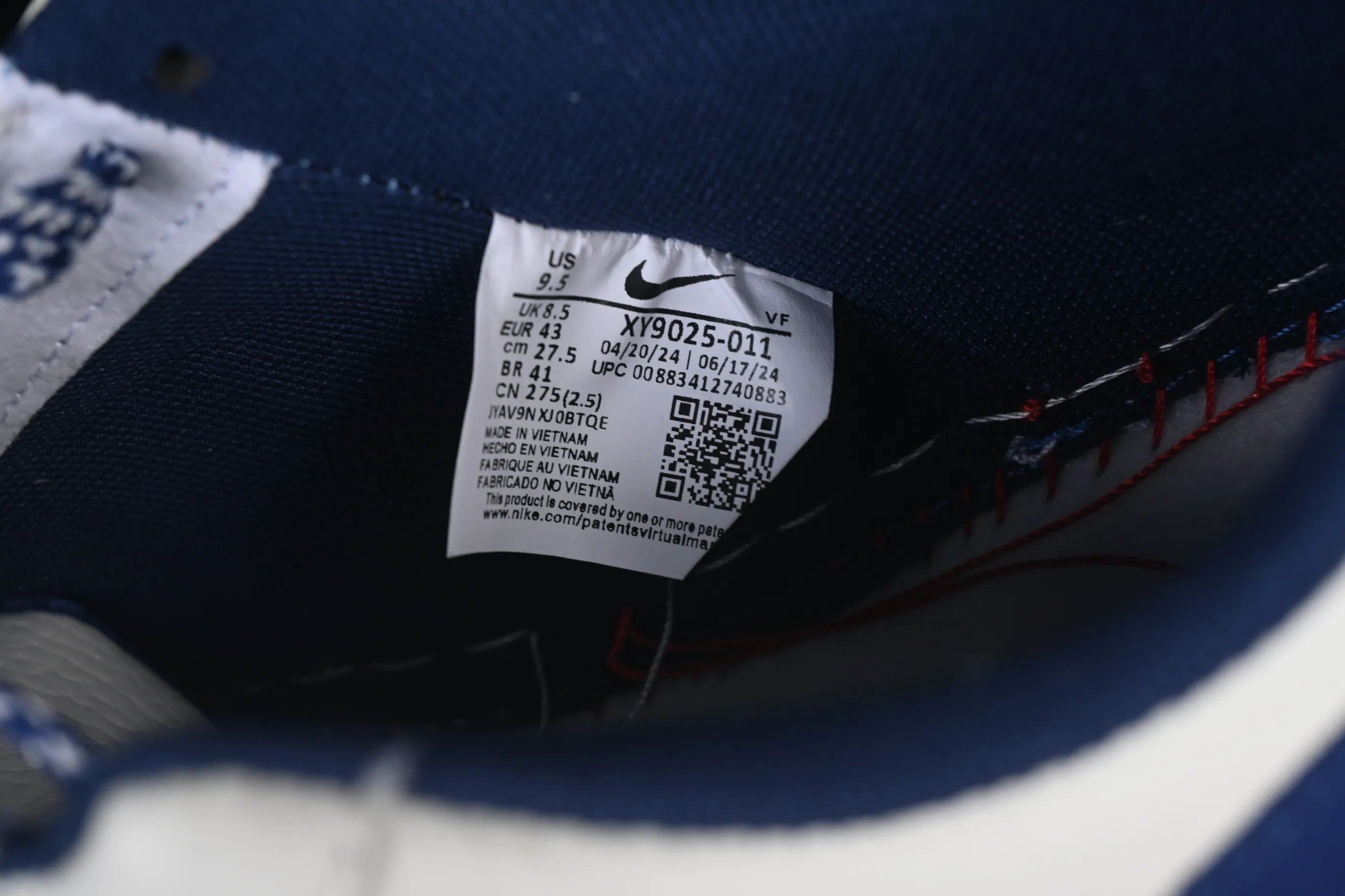 All categories Nk Air Force 1 Air Force series Nk Air Force 1 Low Air Force low top Nike Air Force 1'07 Low joint milk white red blue Air Force 1 low top casual sneakers XY9025-011